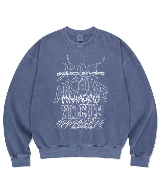 Mahagrid Multi-Logo Pigment Sweatshirt