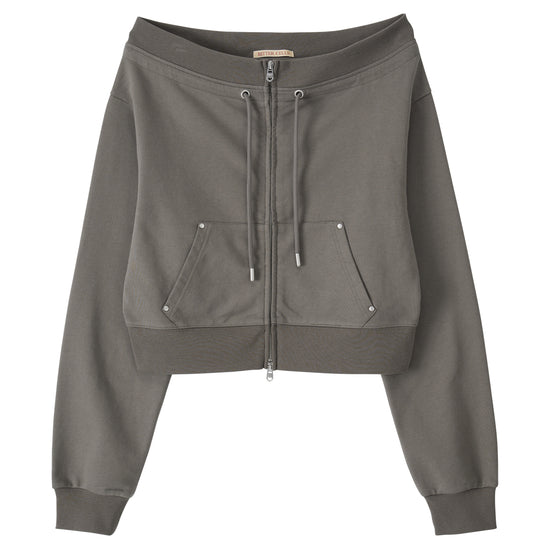 Bitter Cells Vera Off Shoulder Zip Up