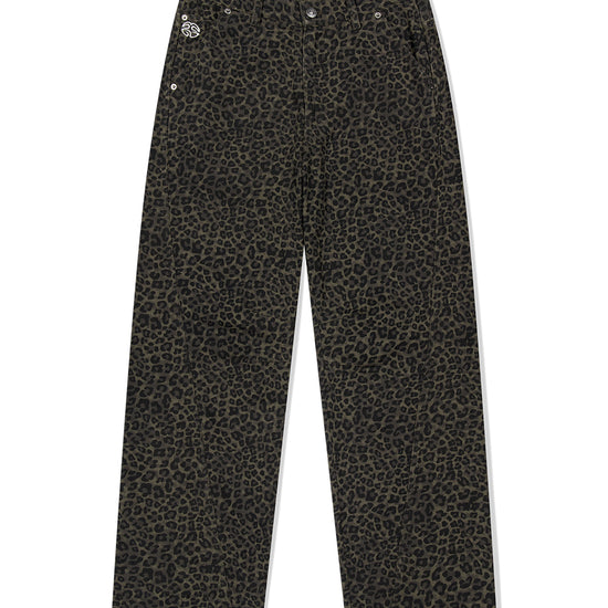 Mahagrid Curved Leopard Pant