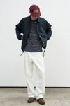 General Idea UNISEX Fleece Lined Coach Jacket [NAVY]