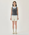 Marithé François Girbaud W LAYERED SLEEVELESS heather charcoal