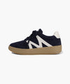 Marithé François Girbaud Kids M Logo Suede Sneakers