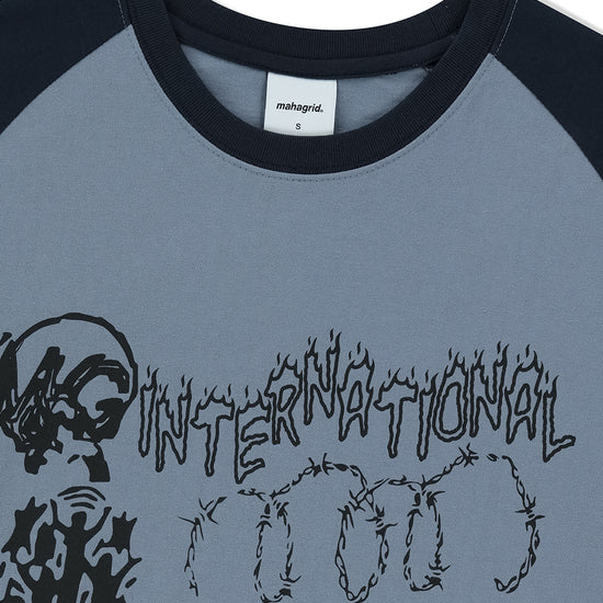 Mahagrid International Raglan Long Sleeve Tee
