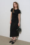 General Idea WOMAN Fitted Shirring Long Dress