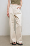 General Idea WOMAN Snap Detail Wide Denim Pants