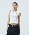 Mahagrid Cross Stud Tank Top