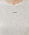 Marithé François Girbaud W RIB POINT TEE light heather gray