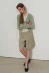 General Idea WOMAN Pleated Bermuda Slacks