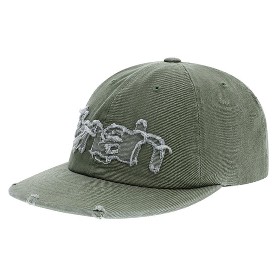 Mahagrid Washed Raw Cut Mah Cap [Khaki]