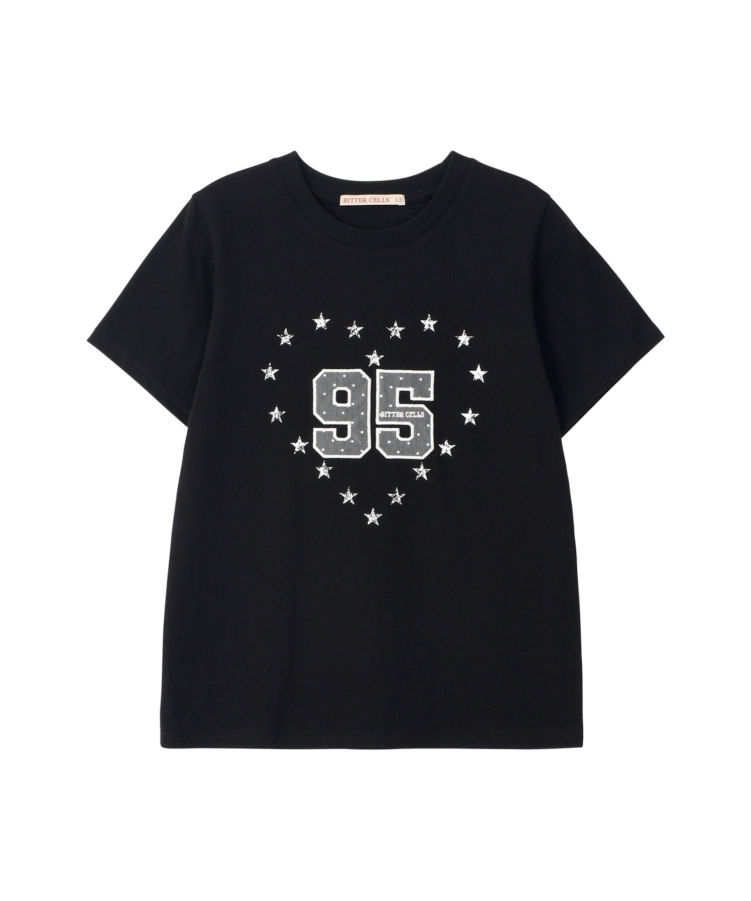 Bitter Cells Queenie Star Tee-Black