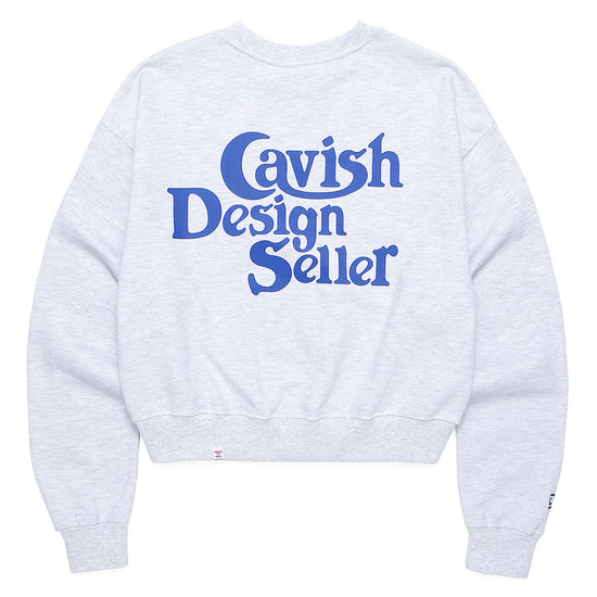 Cavish Women's Seller Logo Sweatshirt Light Grey