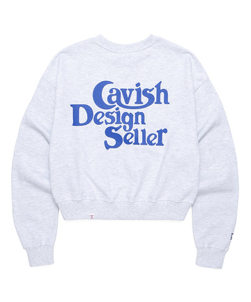Cavish Women's Seller Logo Sweatshirt Light Grey