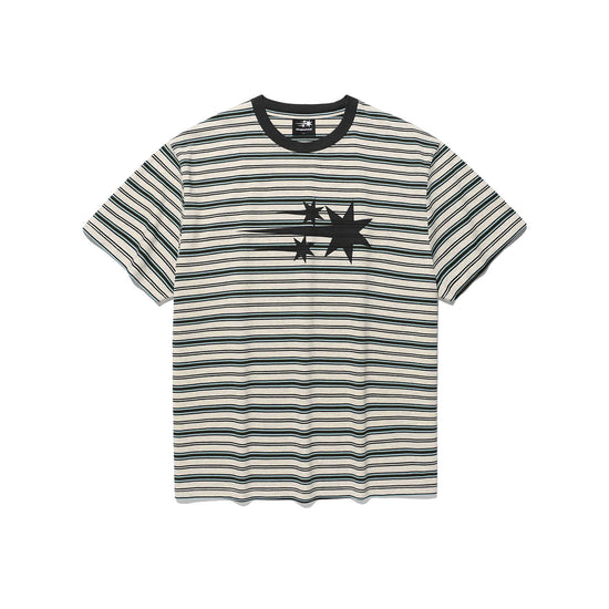 Nice Ghost Club Stripe 3 Star Basic Tee [Oatmeal]