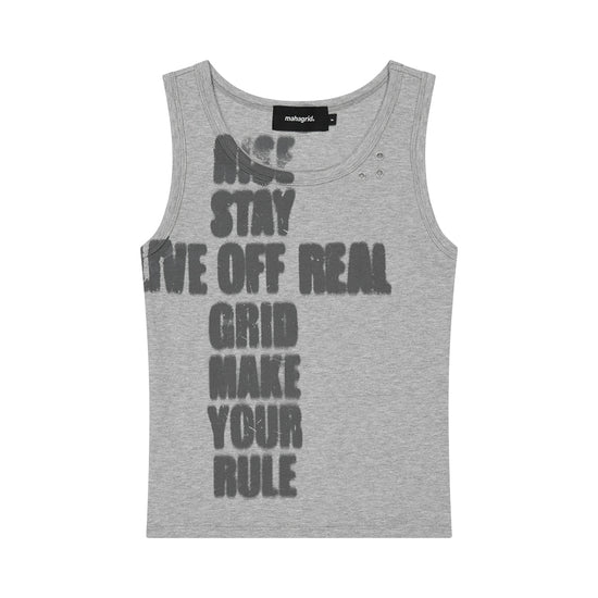 Mahagrid Rise Crack Tank Top