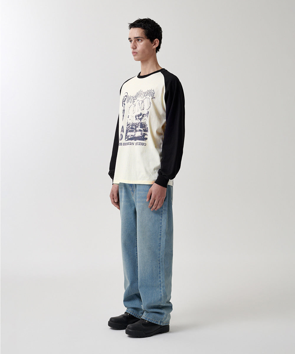 Mahagrid International Raglan Long Sleeve Tee