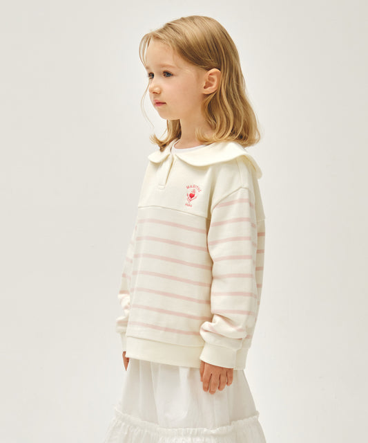 Marithé François Girbaud Kids Sailor Stripe Sweatshirt