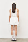 General Idea WOMAN Jersey Top Balloon One-Piece [WHITE]