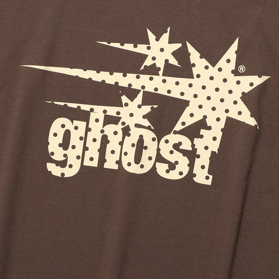 Nice Ghost Club Dot Symbol T-Shirt in Brown – Size L (6/11 Pre-Order)