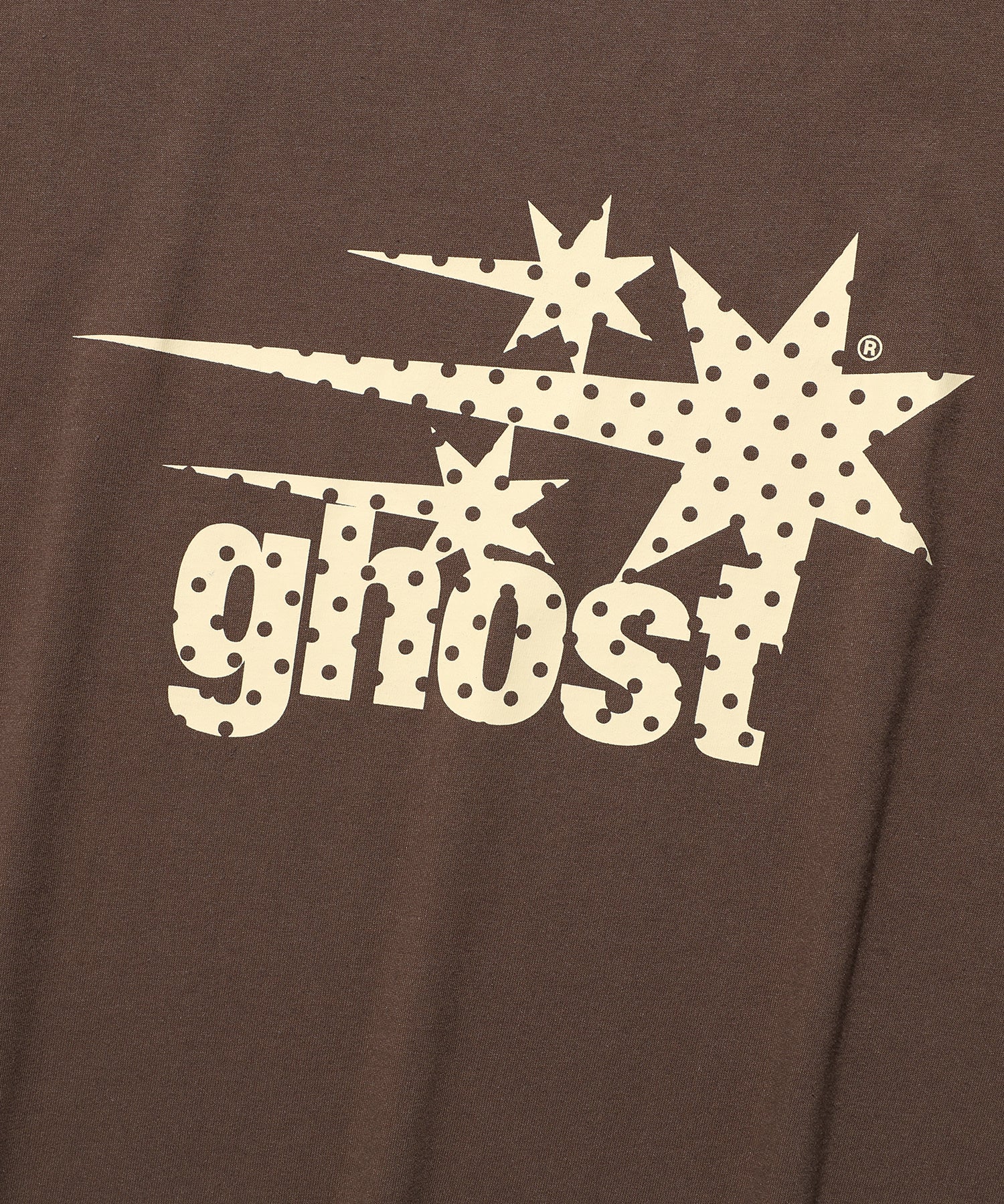 Nice Ghost Club Dot Symbol T-Shirt in Brown – Size L (6/11 Pre-Order)