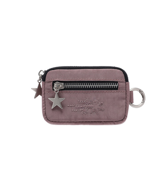 Nice Ghost Club Stitched 3Star Card Wallet [Purple]