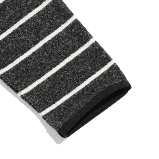 Nice Ghost Club Stripe Sleeveless Hoodie [Charcoal]