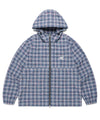 Cavish Hooded Check Wind Breaker