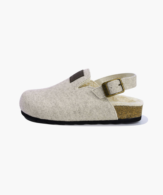 Marithé François Girbaud Kids Felt Strap Clogs