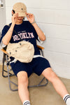 General Idea UNISEX Brooklyn Mini Zuri Half Pants [NAVY]