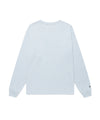 Cavish Kyurin Wearing TWIN STAR CHECK APPLIQUE LS TEE [BLUE]