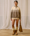 Bitter Cells Cherish Cat Sweater-Mocha