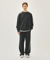 Marithé François Girbaud OUTLINE CLASSIC LOGO DYEING TUCK WIDE SWEAT PANTS mint