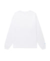 Cavish Twin Star Check Applique Long Sleeve Tee in White