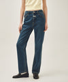 Marithé François Girbaud Women's Slim Straight Denim Pants