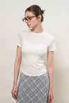 General Idea WOMAN Acetate Round Neck T-Shirt