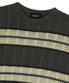 Mahagrid Mesh Stripe Knit