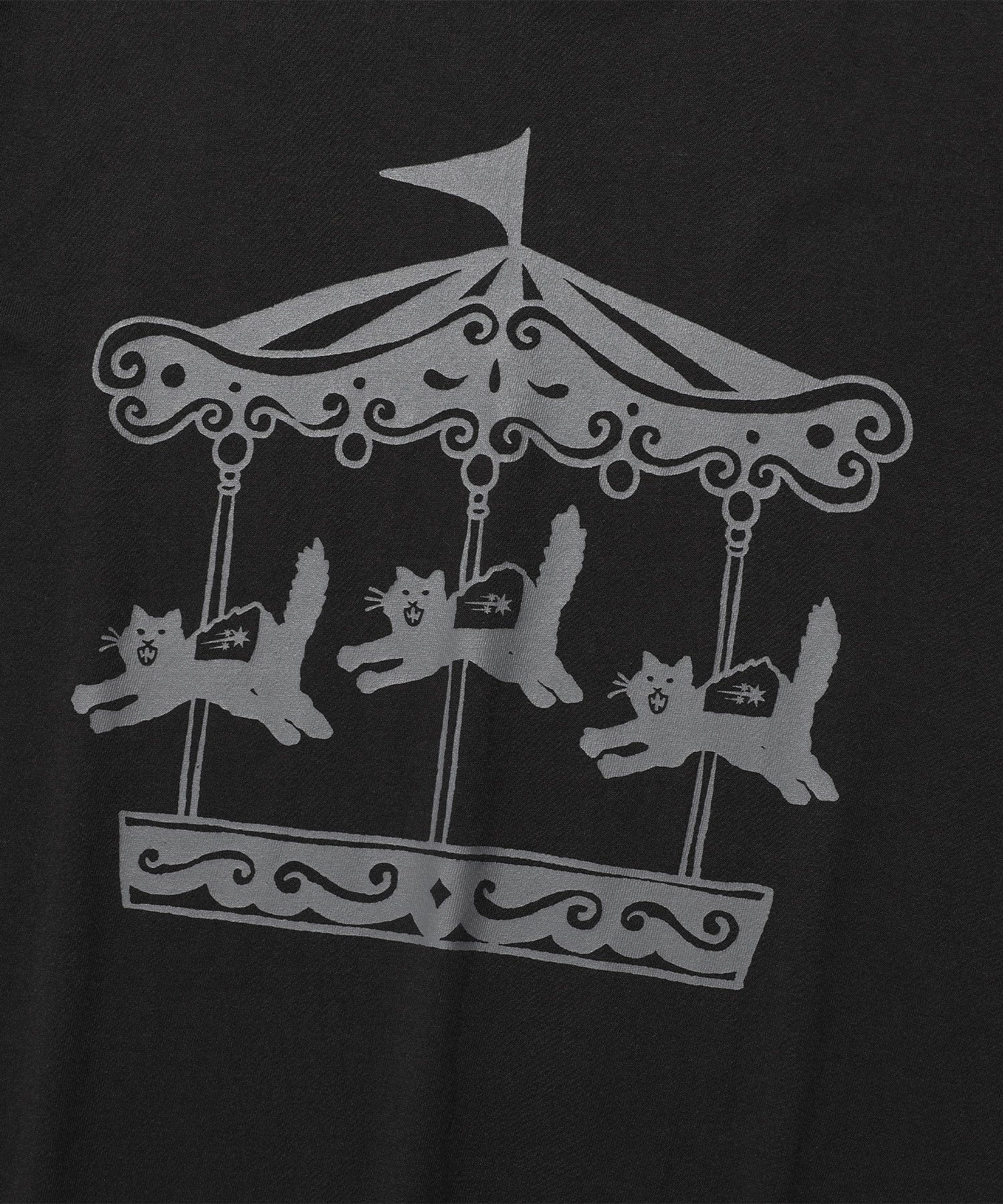 Nice Ghost Club Cat Rides Tee
