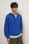 General Idea UNISEX Crochet Hooded Knit
