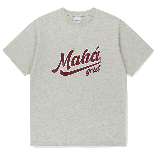 Mahagrid Vintage Script Tee [Oatmeal]