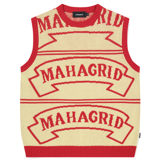 Mahagrid Flag Logo Knit Vest