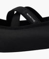 Marithé François Girbaud Women's Cross Banding Ribbon Flat Shoes in Silver