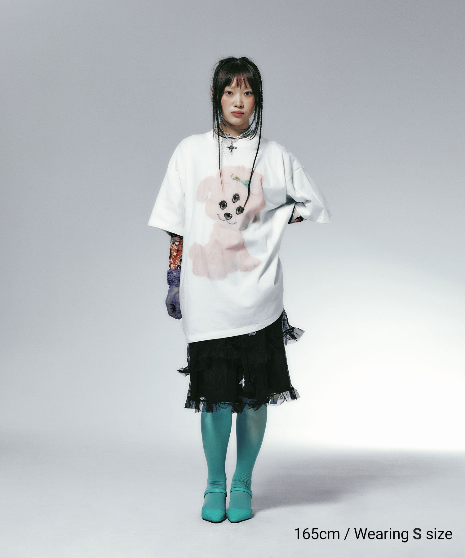 Nice Ghost Club 3 Eye Dolls Big Big Tee [White]