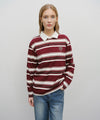 Marithé François Girbaud STRIPE COLLAR LONG SLEEVE