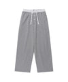 Cavish W CHECK LOUNGE PANTS [BLACK]