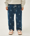 Marithé François Girbaud Kids Bear Printed Denim Pants