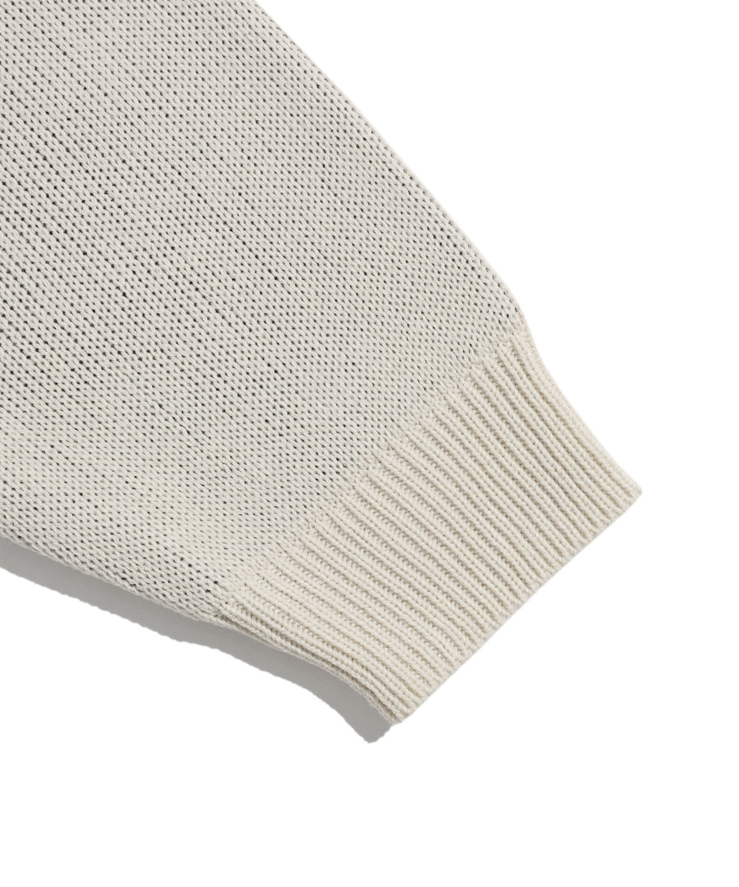 Nice Ghost Club 3 Stars Logo Knit Hoodie [Ivory]