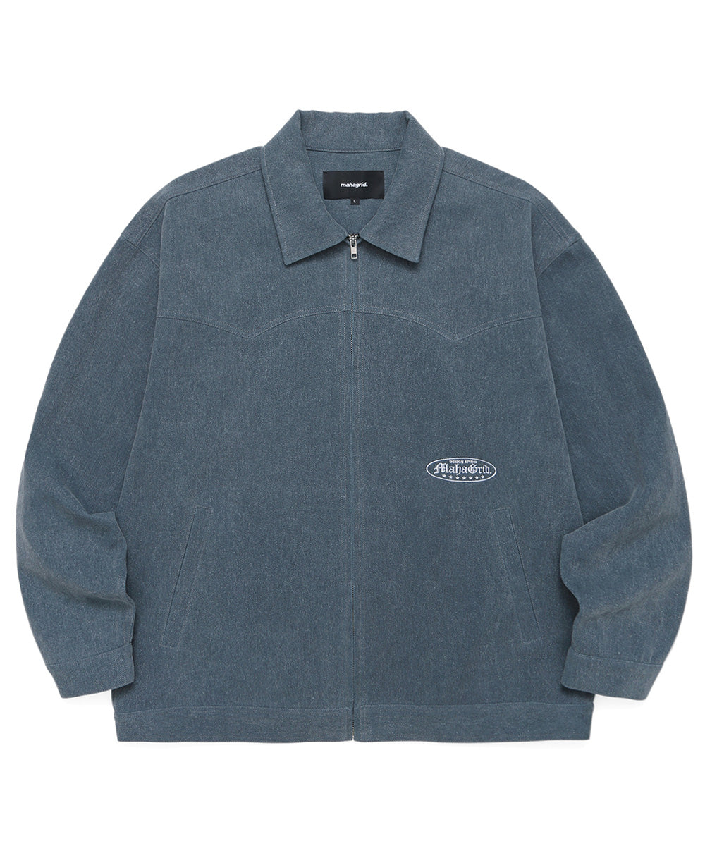 Mahagrid Western Work Jacket [Navy]