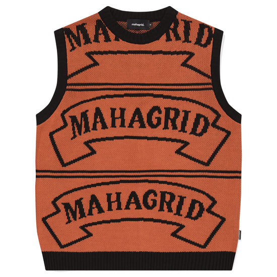 Mahagrid Flag Logo Knit Vest