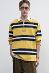 General Idea UNISEX Classic Bold Stripe Rugby T-Shirt