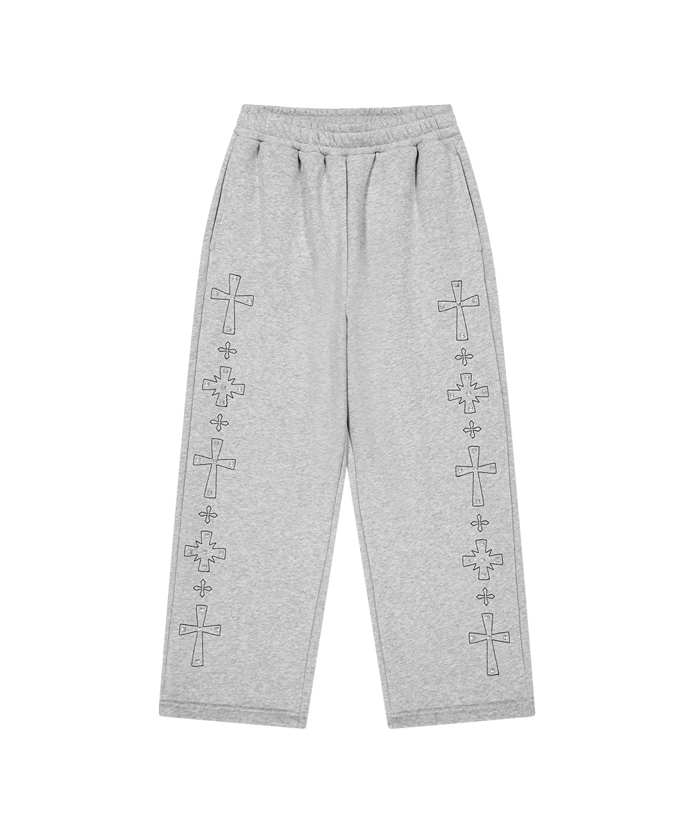Mahagrid Cross Stud Sweatpant