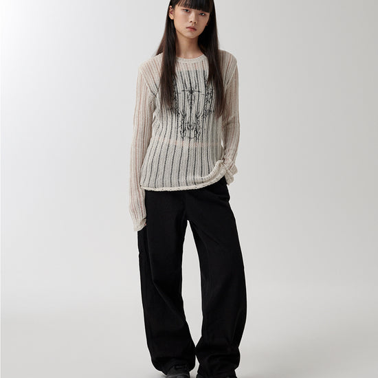 Mahagrid Tattoo Crochet Knit